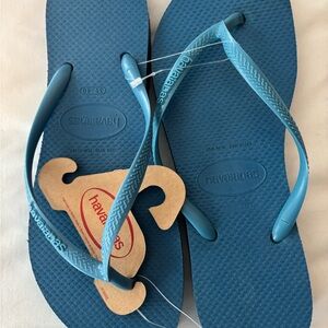 Havaianas Blue Flip Flops